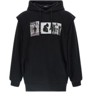 Undercover, Heren, Sweatshirts & Hoodies, Zwart, Maat: S Katoen,