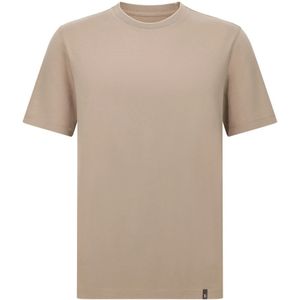 Boggi Milano, Heren, Tops, Beige, Maat: S Katoen,