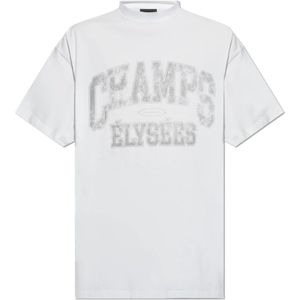 Balenciaga, Heren, Tops, Beige, Maat: 2XL Katoen,