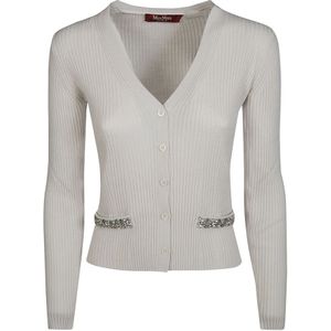 Max Mara Studio, Dames, Truien, Wit, Maat: M