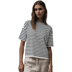 Roberto Collina, Dames, Tops, Veelkleurig, Maat: S Katoen,