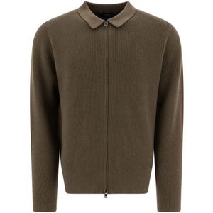 Vince, Heren, Truien, Groen, Maat: L Wol,