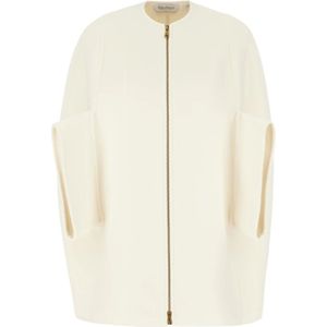 Max Mara, Dames, Jassen, Beige, Maat: S