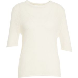 Lisa Yang, Dames, Truien, Wit, Maat: S Zijde,