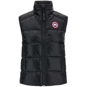 Canada Goose, Dames, Jassen, Zwart, Maat: 2XS Nylon,