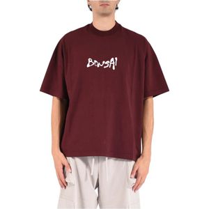 Bonsai, Heren, Tops, Rood, Maat: XL Katoen,