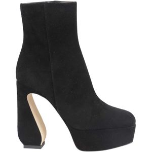 Sergio Rossi, Dames, Schoenen, Zwart, Maat: 40 EU Suède,