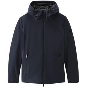 Woolrich, Heren, Sweatshirts & Hoodies, Blauw, Maat: M Wol,