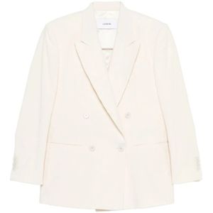 Lardini, Dames, Jassen, Wit, Maat: XS Corduroy,