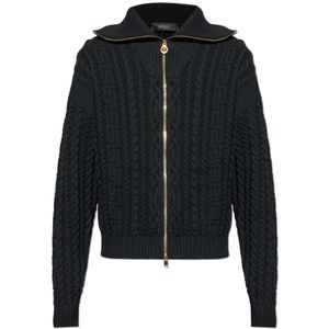 Versace, Heren, Truien, Zwart, Maat: L