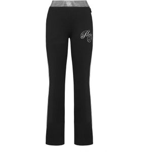 Philipp Plein, Dames, Broeken, Zwart, Maat: S Zijde,