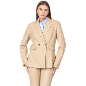 Kocca, Dames, Jassen, Bruin, Maat: L Leer,