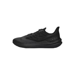 Nike Zwarte Air Winflo Shield Lage Sneakers , Black , Heren , Maat: 42 1/2 EU