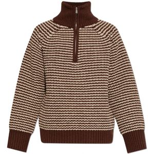 Studio Nicholson, Heren, Truien, Bruin, Maat: S Wol,