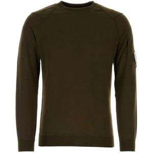 C.p. Company, Heren, Sweatshirts & Hoodies, Bruin, Maat: XS Katoen,