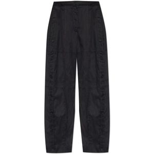 Jil Sander, Dames, Broeken, Zwart, Maat: XS