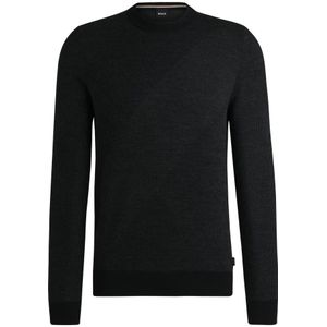 Hugo, Heren, Truien, Zwart, Maat: L Wol,