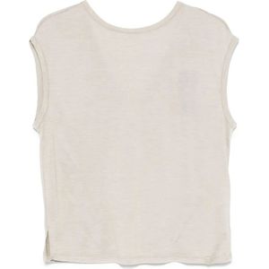 Herno, Dames, Tops, Beige, Maat: M Katoen,