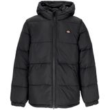 Dickies - Zwarte Gewatteerde Jas met Capuchon - Heren - Waterafstotend - Polyester