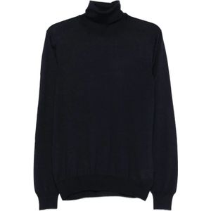 Barba, Heren, Truien, Blauw, Maat: 2XL Zijde,