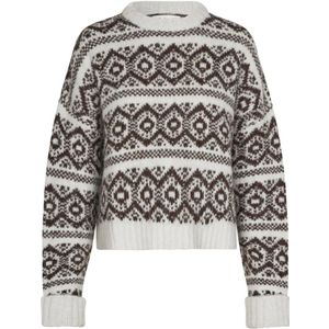 Lollys Laundry, Dames, Truien, Veelkleurig, Maat: XS Wol,