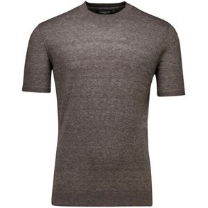 Cavallaro - Castro - T-shirt - Bruin - Gebreid - Ronde Hals