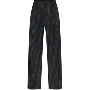 Isabel Marant, Dames, Broeken, Grijs, Maat: XS Wol,