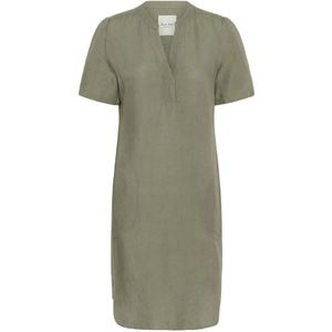 Part Two, Dames, Jurken, Groen, Maat: 2XS Linnen,