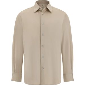 Boggi Milano - Overhemd - Sand - Lange Mouw - Normale Pasvorm