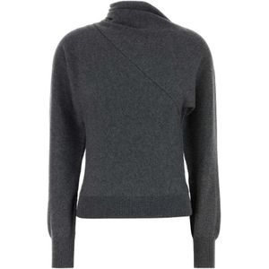 Tom Ford, Dames, Truien, Grijs, Maat: M Katoen,