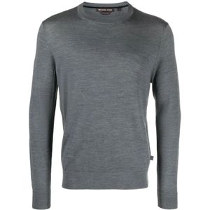 Michael Kors, Heren, Truien, Blauw, Maat: 2XL Wol,