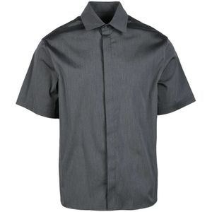 Neil Barrett, Heren, Overhemden, Grijs, Maat: M Katoen,