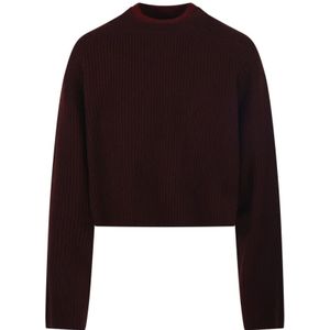 Max Mara, Dames, Truien, Paars, Maat: M Wol,