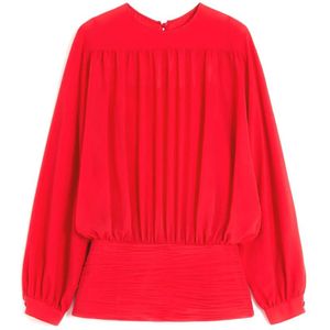 Valentino Garavani, Dames, Blouses & Shirts, Rood, Maat: S