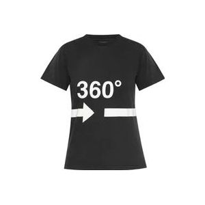 Balenciaga T-shirt , Gray , Dames , Maat: 2XS
