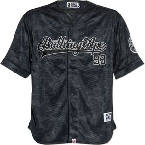 A Bathing Ape, Heren, Overhemden, Grijs, Maat: M