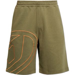 Diesel, Heren, Korte broeken, Groen, Maat: L Katoen,