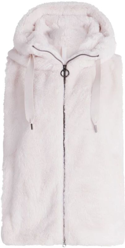 Betty Barclay - Pluche Hooded Vest - Beige - Dames