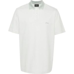 Brioni, Heren, Tops, Groen, Maat: M Katoen,