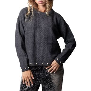 Actitude, Dames, Truien, Grijs, Maat: M