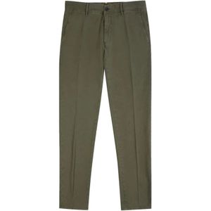 Incotex, Heren, Broeken, Groen, Maat: W32 Katoen,