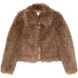 Stand Studio, Dames, Jassen, Beige, Maat: 2XS Poliester,