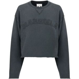 Cropped Sweatshirt - Zwart