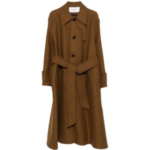 Ami Paris, Dames, Mantels, Bruin, Maat: XS