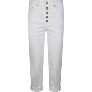 Dondup, Dames, Broeken, Wit, Maat: W30 Katoen,