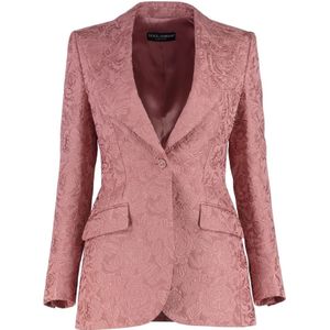 Dolce & Gabbana, Dames, Jassen, Roze, Maat: M Katoen,