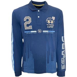 La Martina, Heren, Tops, Blauw, Maat: M