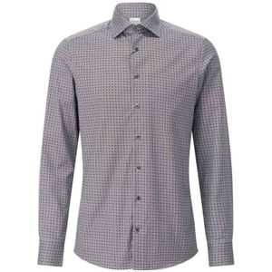 Stenströms, Heren, Overhemden, Rood, Maat: M Katoen,