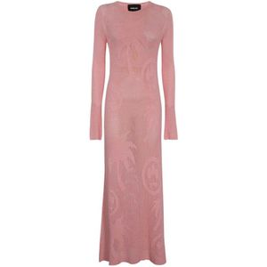 Barrow, Dames, Jurken, Roze, Maat: L Viscose,