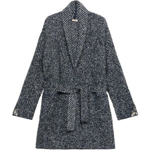 Oltre, Dames, Truien, Grijs, Maat: S/M Wol,